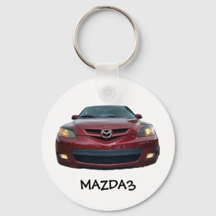 Llavero Mazda3 Button Keychain Mazda 3 frontal sólo