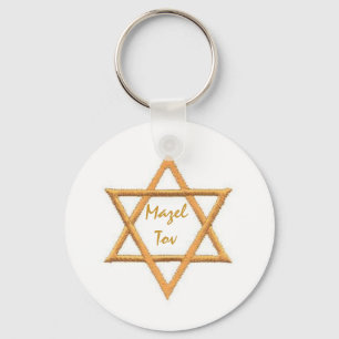 Llavero Mazel Tov/Estrella de David