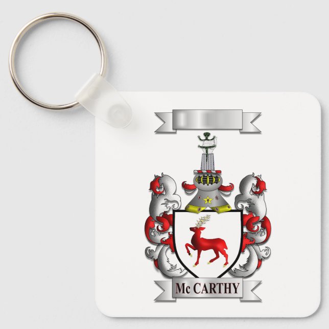 Llavero McCarthy Apellido y Escudo (Anverso)