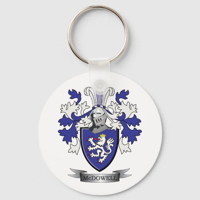 Llavero McDowell Family Crest Escudo de armas (Anverso)