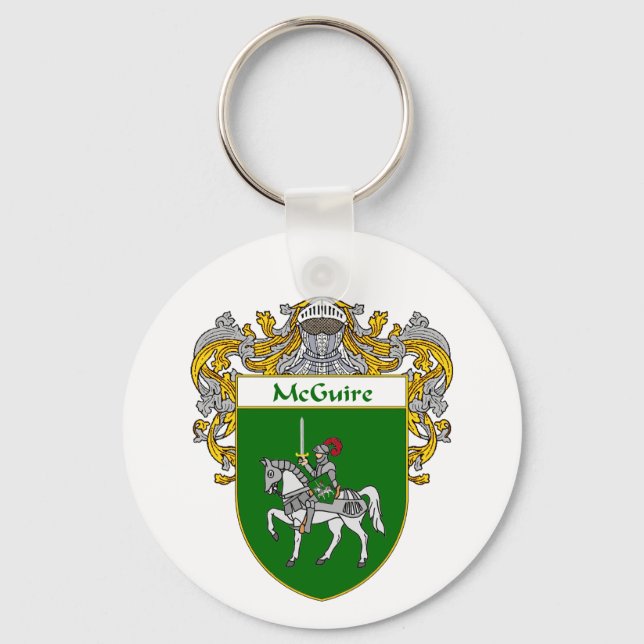 Llavero McGuire Coat of Arms (Mantled) (Anverso)