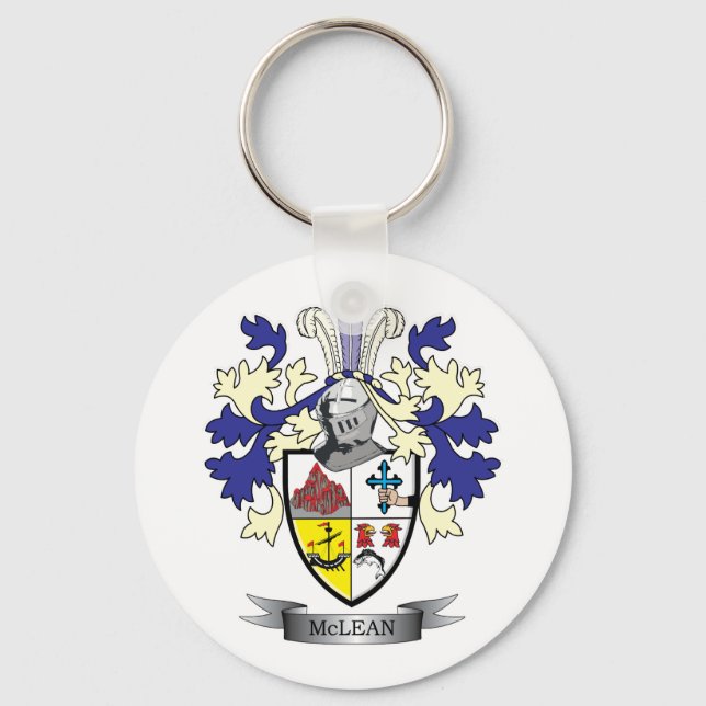 Llavero McLean Family Crest Coat of Arms (Anverso)