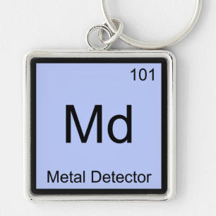 Llavero Md - Camiseta de símbolo de elemento de química de