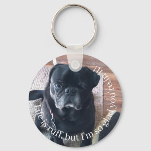 Llavero Me alegra que estés en mi foto de Personalizable d