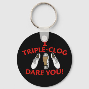 Llavero Me Atrevo Triple-Clog