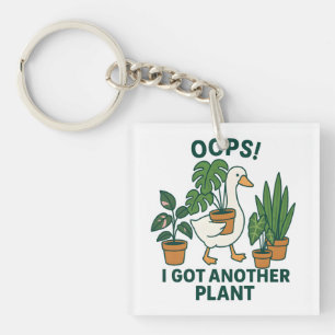 Llavero Me Conseguí Otra Planta Adorable Ganso Tonto Amant