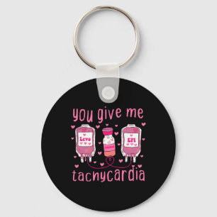 Llavero Me Das Tachycardia Día de San Valentín Enfermera I