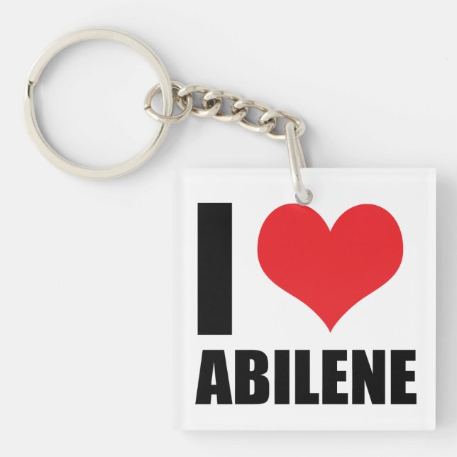 Llavero Me encanta Abilene (Frente)