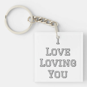 Llavero Me Encanta Amarte La Romántica Tipografía Valentin