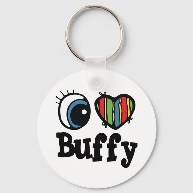 Llavero Me encanta (amo) Buffy (Anverso)