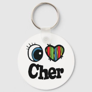 Llavero Me encanta (amo) Cher