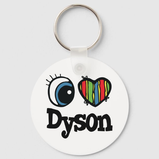 Llavero Me encanta (amo) Dyson (Anverso)