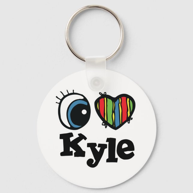 Llavero Me Encanta (Amo) Kyle (Anverso)