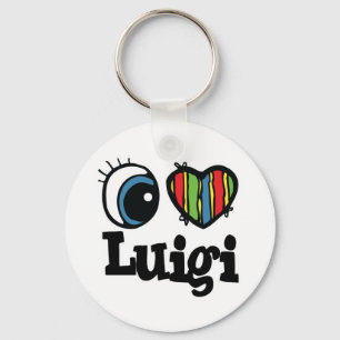 Llavero Me encanta (amo) Luigi