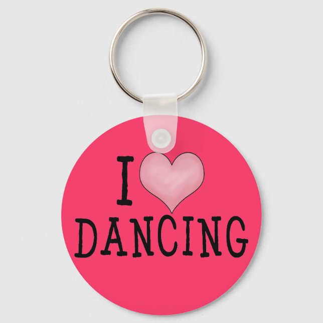 Llavero Me encanta bailar (Anverso)