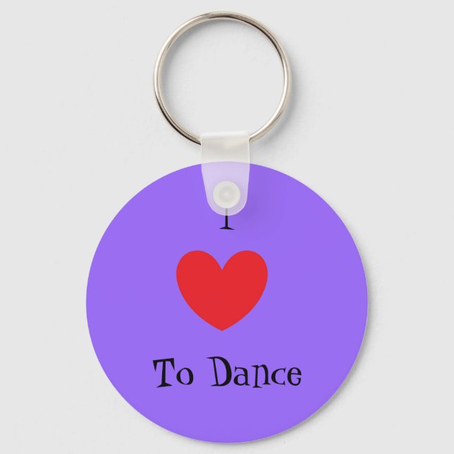 Llavero Me Encanta Bailar, Keychain (Anverso)