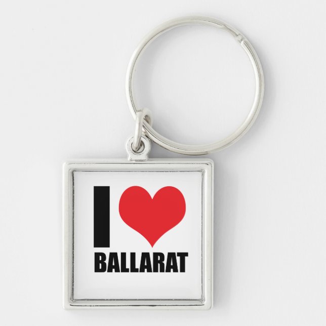 Llavero Me encanta Ballarat (Frente)