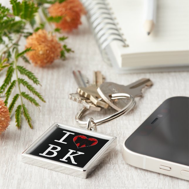 Llavero Me encanta BK Brooklyn NYC (Lado)