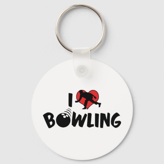 Llavero Me Encanta Bolos (Anverso)