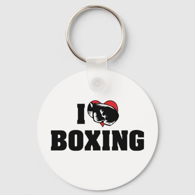 Llavero Me Encanta Boxear (Anverso)