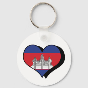 Llavero Me encanta Camboya