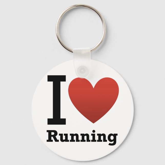 Llavero Me encanta correr (Anverso)