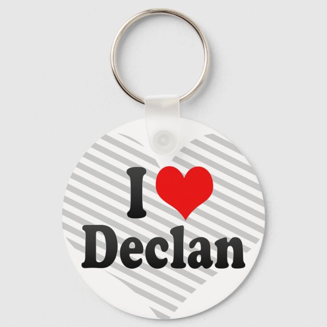 Llavero Me encanta Declan (Anverso)