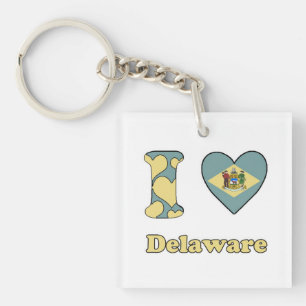 Llavero Me encanta Delaware