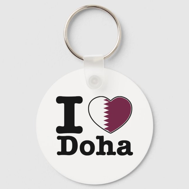 Llavero Me encanta Doha (Anverso)