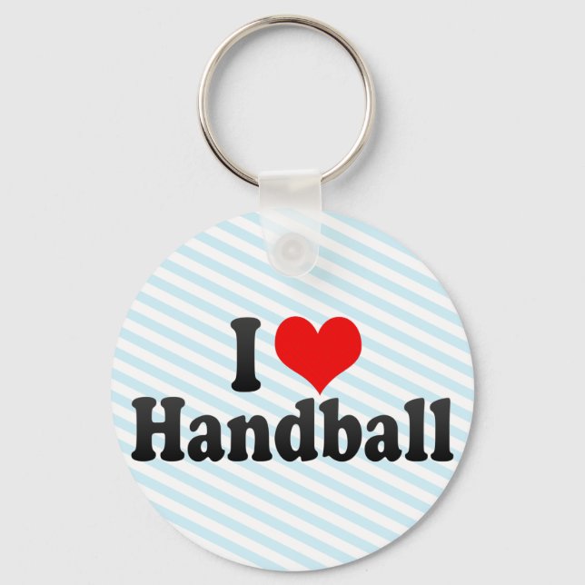 Llavero Me encanta el balonmano (Anverso)