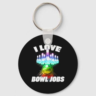 Llavero Me encanta el Bowl Jobs Gay Rainbow Mating Team Bo