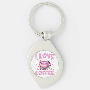 Llavero Me encanta el café - Funny Café Drinker Caffeine A