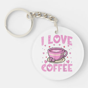 Llavero Me encanta el café - Funny Café Drinker Caffeine A
