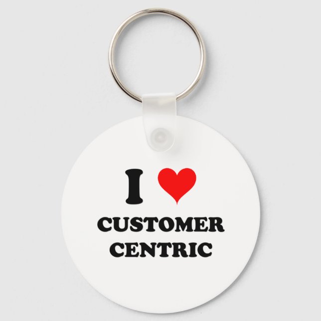 Llavero Me Encanta El Cliente Centrado (Anverso)