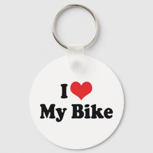 Llavero Me encanta el corazón de mi bicicleta - amante de