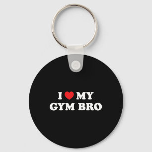 Llavero Me Encanta El Corazón Mi Gimnasio Bro Funny Fitnes