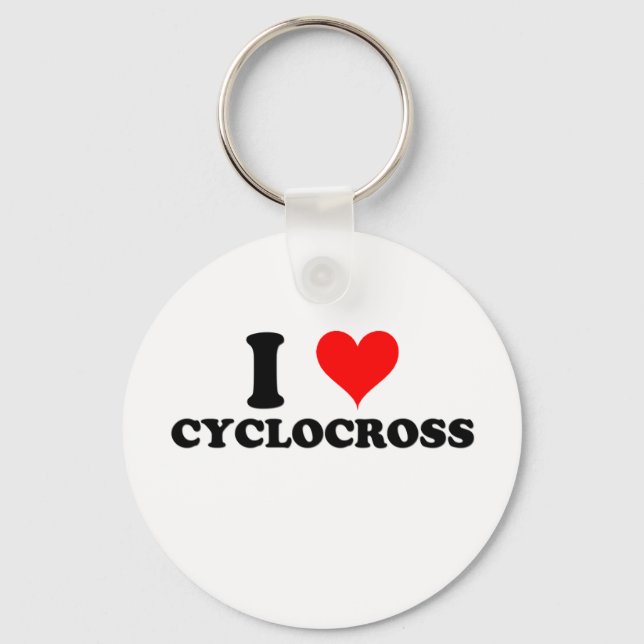 Llavero Me encanta el Cyclocross (Anverso)