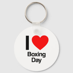 Llavero me encanta el día del boxeo