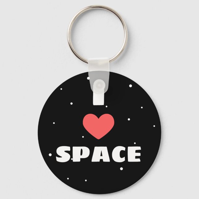 Llavero Me encanta el espacio (Anverso)