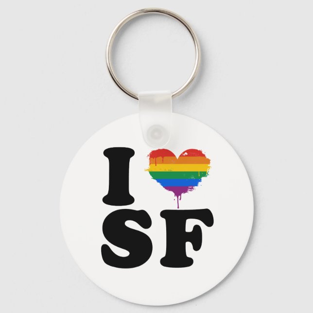 LLAVERO ME ENCANTA EL GAY SAN FRANCISCO (Anverso)