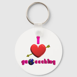Llavero Me encanta el geocaching arte 3D Keychain Geocache