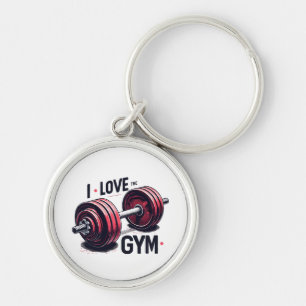 Llavero Me encanta el gimnasio