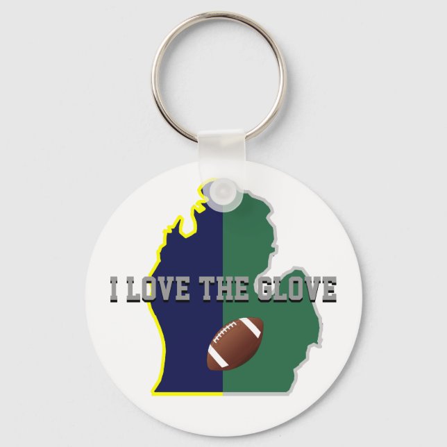 Llavero Me Encanta El Guante (Anverso)