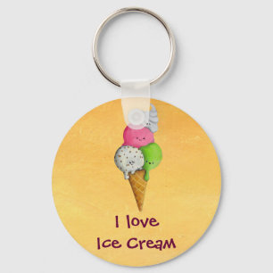 Llavero Me encanta el Helado