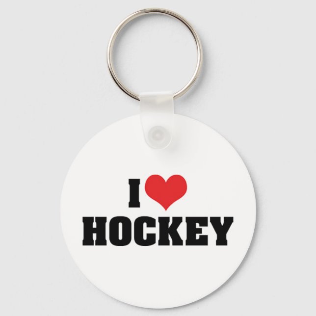 Llavero Me Encanta el Hockey (Anverso)