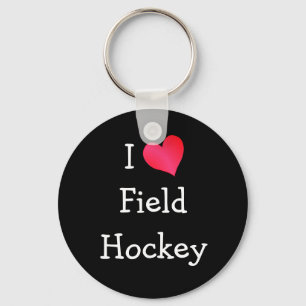 Llavero Me encanta el hockey sobre hierba