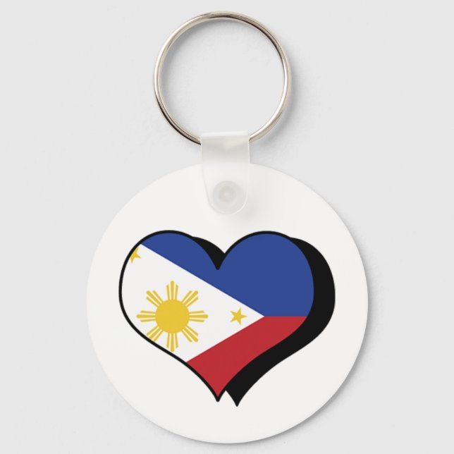 Llavero Me Encanta El Keychain De Filipinas (Anverso)