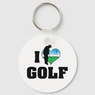 Llavero Me encanta el Keychain de Golf
