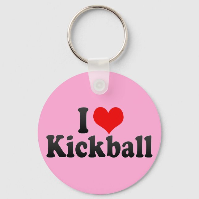 Llavero Me encanta el Kickball (Anverso)