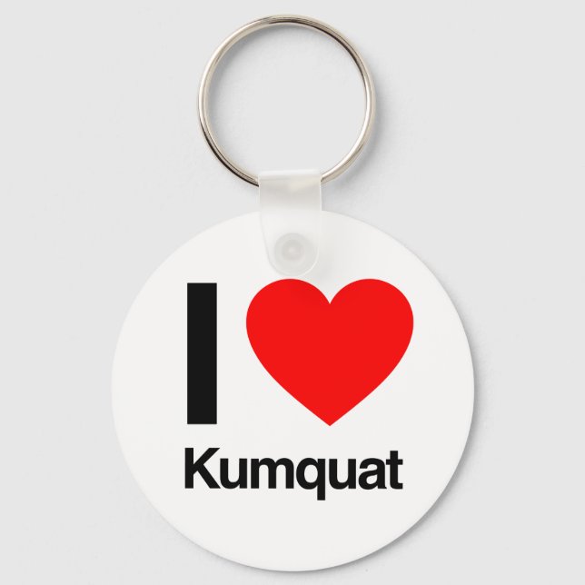 Llavero me encanta el kumquat (Anverso)
